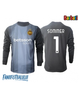 Inter Milan Yann Sommer #1 Portarii Tricou Fotbal Replică 2025-26 Barbati Acasa Mâneci Lungi